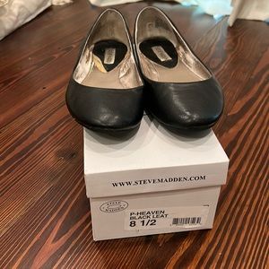 Steve Madden heaven black ballet flat